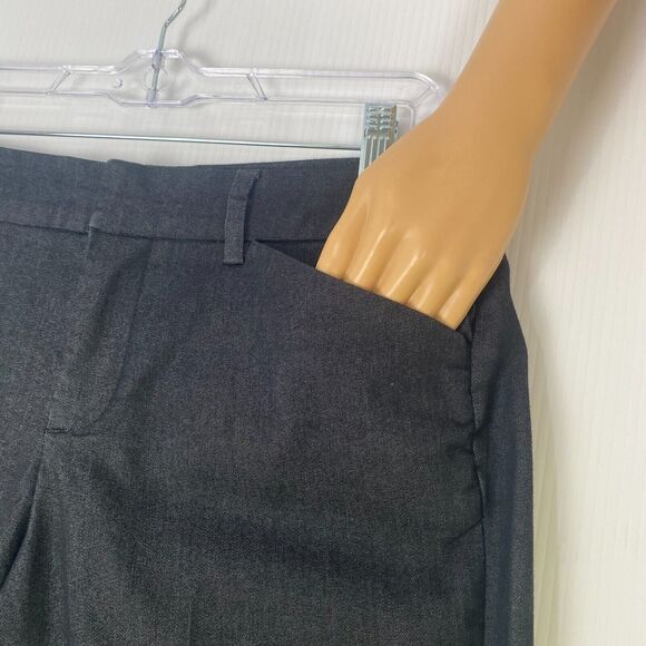 Nine West Women’s Size 6/28 Dark Gray Straight Leg Dress Pants Pockets Stretch - Picture 6 of 14
